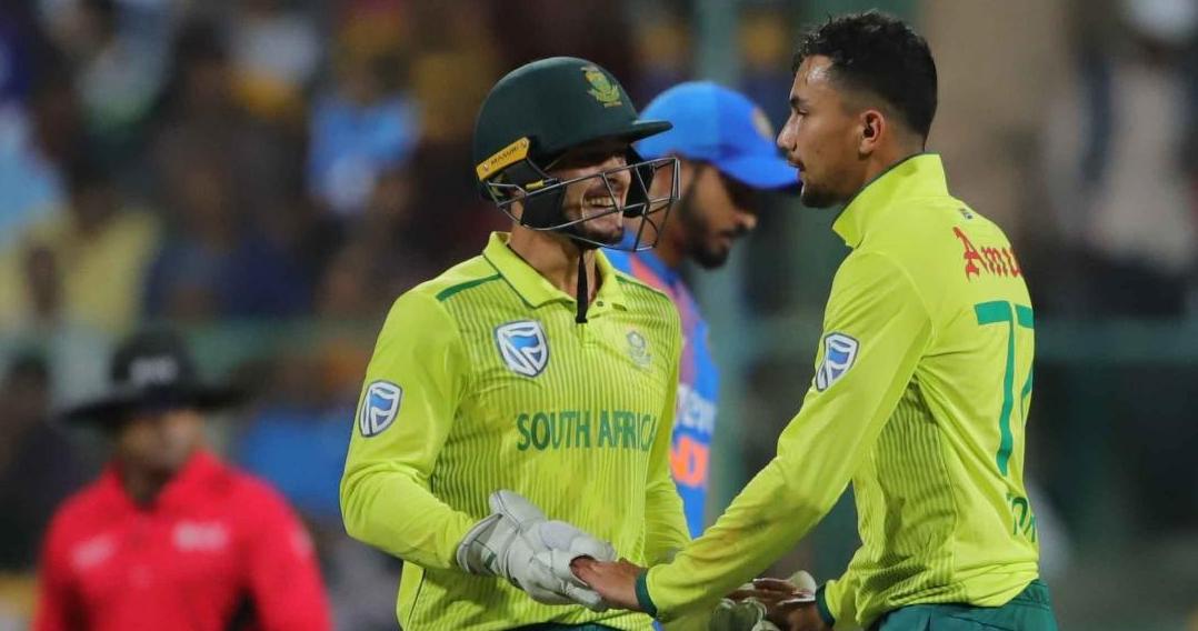 Quinton de Kock praises Bjorn Fortuin