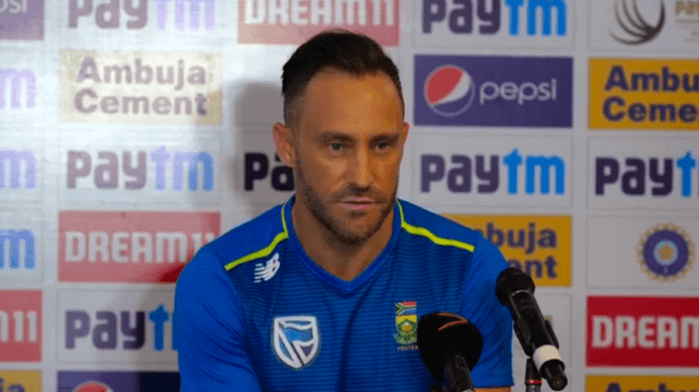 PRESSER: Faf du Plessis feels up for the challenge against India