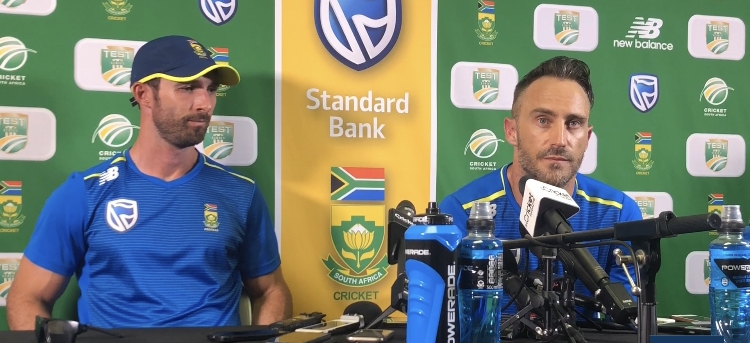 Faf du Plessis: Today was a step in the right direction, we showed fight