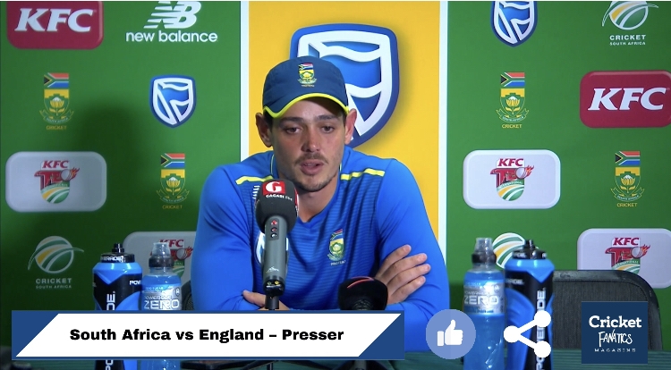“It was awesome to be a part of” – Quinton de Kock