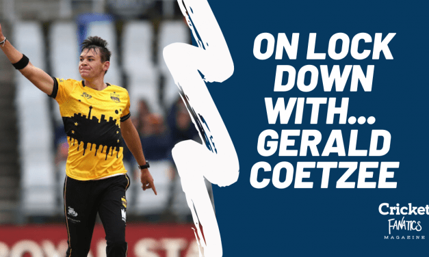 On Lockdown with… Gerald Coetzee