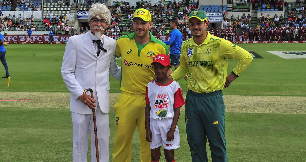 KFC commits to Cricket, T20 Internationals and the Proteas