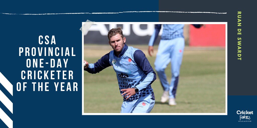 CSA Accolades just the start for Ruan de Swardt