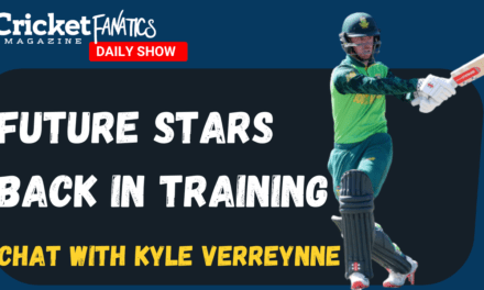 Future Stars Back in Training | Chat with Kyle Verreynne | Let’s Talk About it…