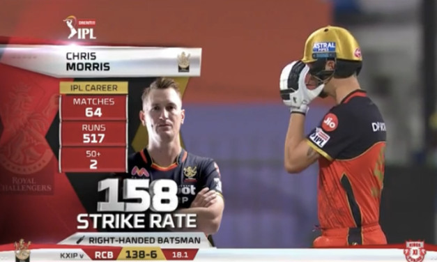 Chris Morris Hits 25 off 8 balls