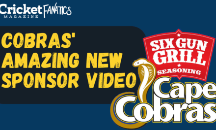 “This is Six Gun Grill Newlands” | Cobras new sponsor video