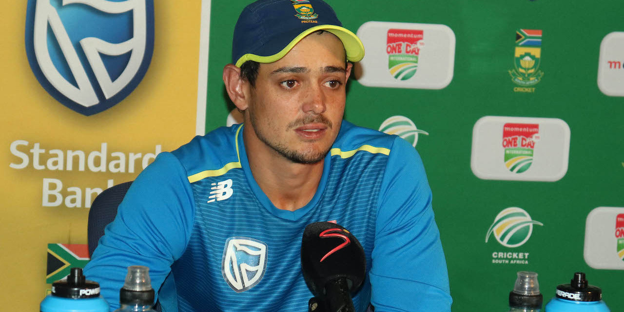 “Test captaincy a little bit easier” – Quinton de Kock