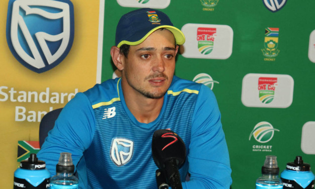 “Test captaincy a little bit easier” – Quinton de Kock