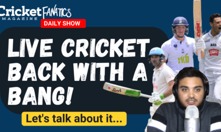 So great to be back watching live cricket! | Daily Show