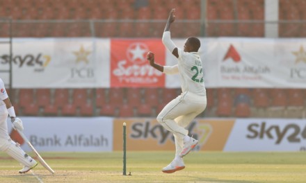 Ngidi gets one before tea | 1st Test Day 2 | Pakistan vs South Africa