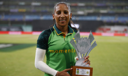 Shabnim Ismail takes career-best five-for in T20I against Pakistan