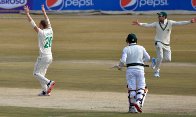 Anrich Nortje executes game plan | 2nd Test Lunch Day 2 | Pakistan vs South Africa