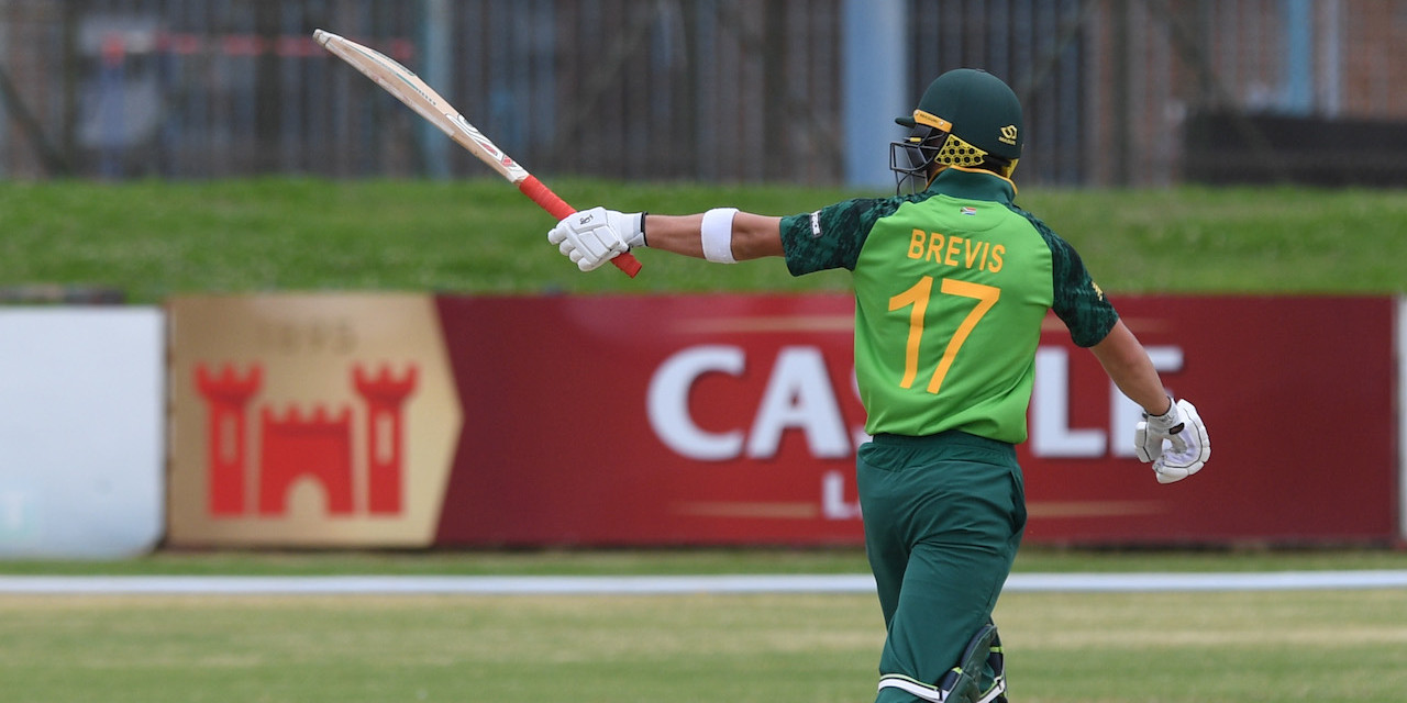 Dewald Brevis aspires to play at least ’10 per cent’ like idol AB de Villiers