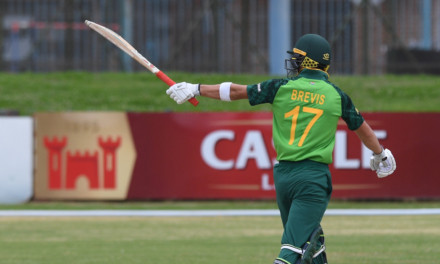 Dewald Brevis aspires to play at least ’10 per cent’ like idol AB de Villiers