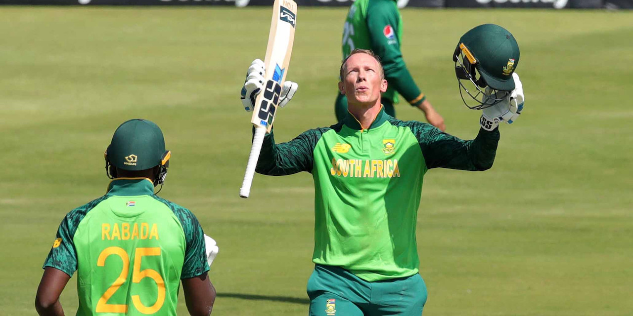 Rassie van der Dussen brings up maiden century for Proteas | 1st ODI South Africa vs Pakistan