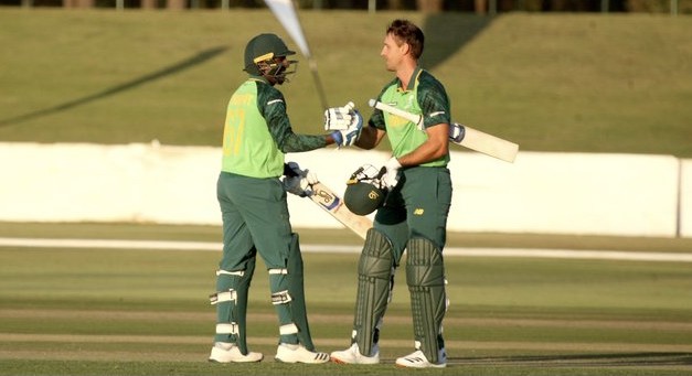 De Bruyn scores ton in 1st One-Day match against Zimbabwe