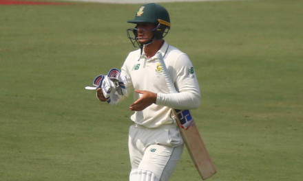De Kock top scores with 96 | 2nd Test Day 2 | WI vs SA