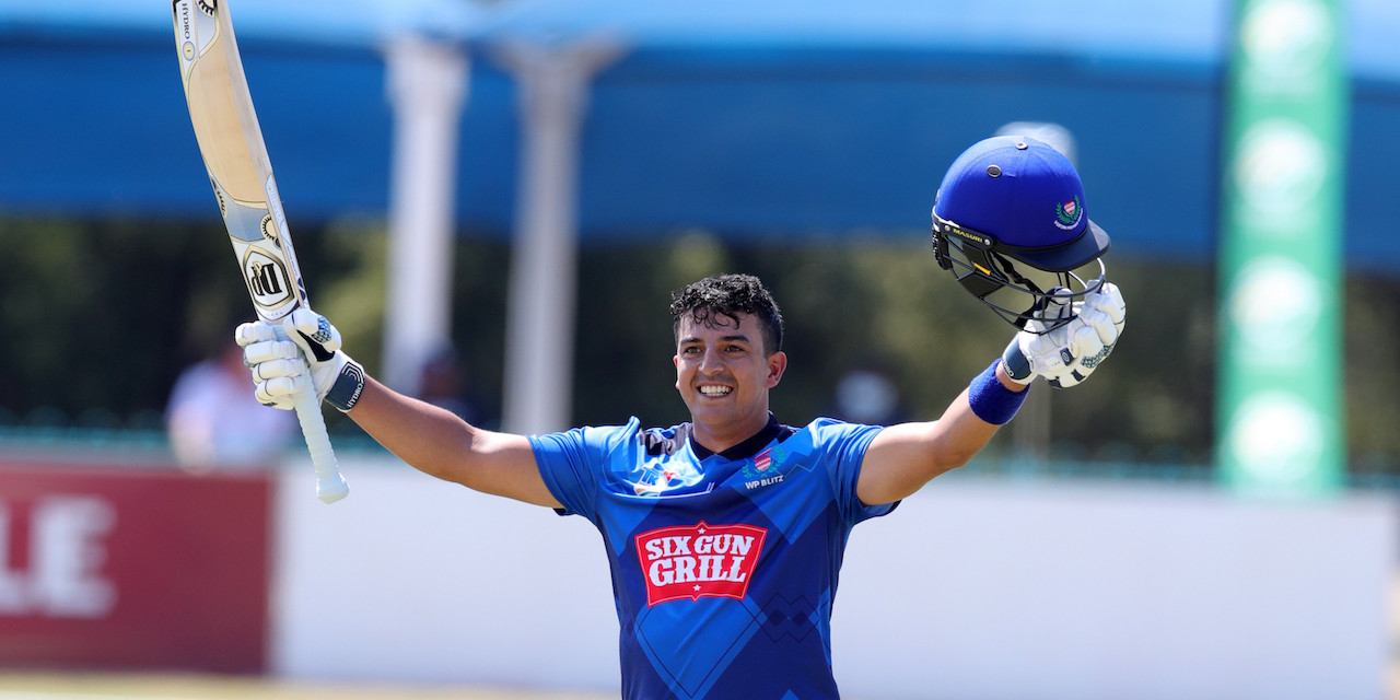 Zubayr Hamza hits maiden T20 ton