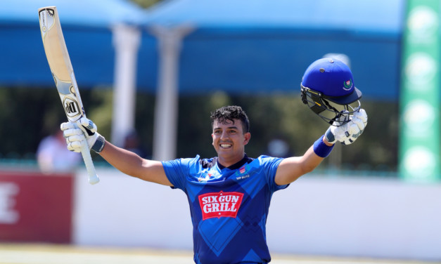 Zubayr Hamza hits maiden T20 ton