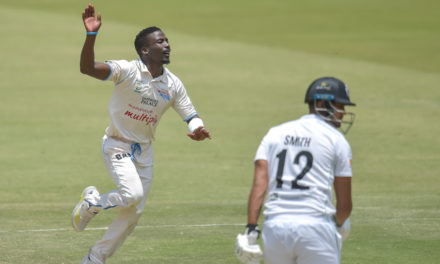 GQAMANE, HARMER WICKETS PUTS TITANS IN POLE POSITION AHEAD OF FINAL DAY