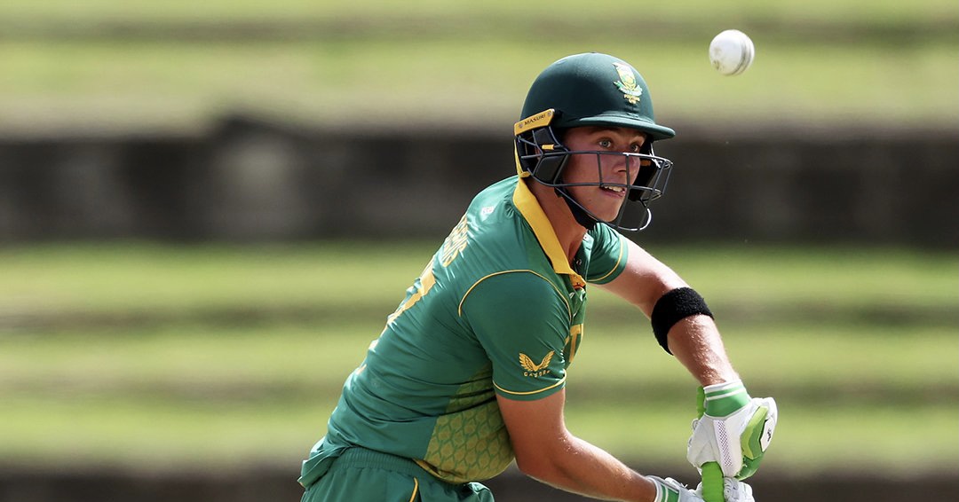 Dewald Brevis ends U19 WC campaign with ton