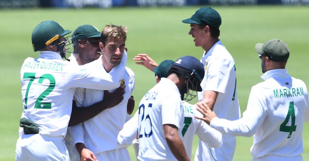 Olivier picks up 50th Test wicket before lunch | 1st Day 2nd Test | South Africa vs India