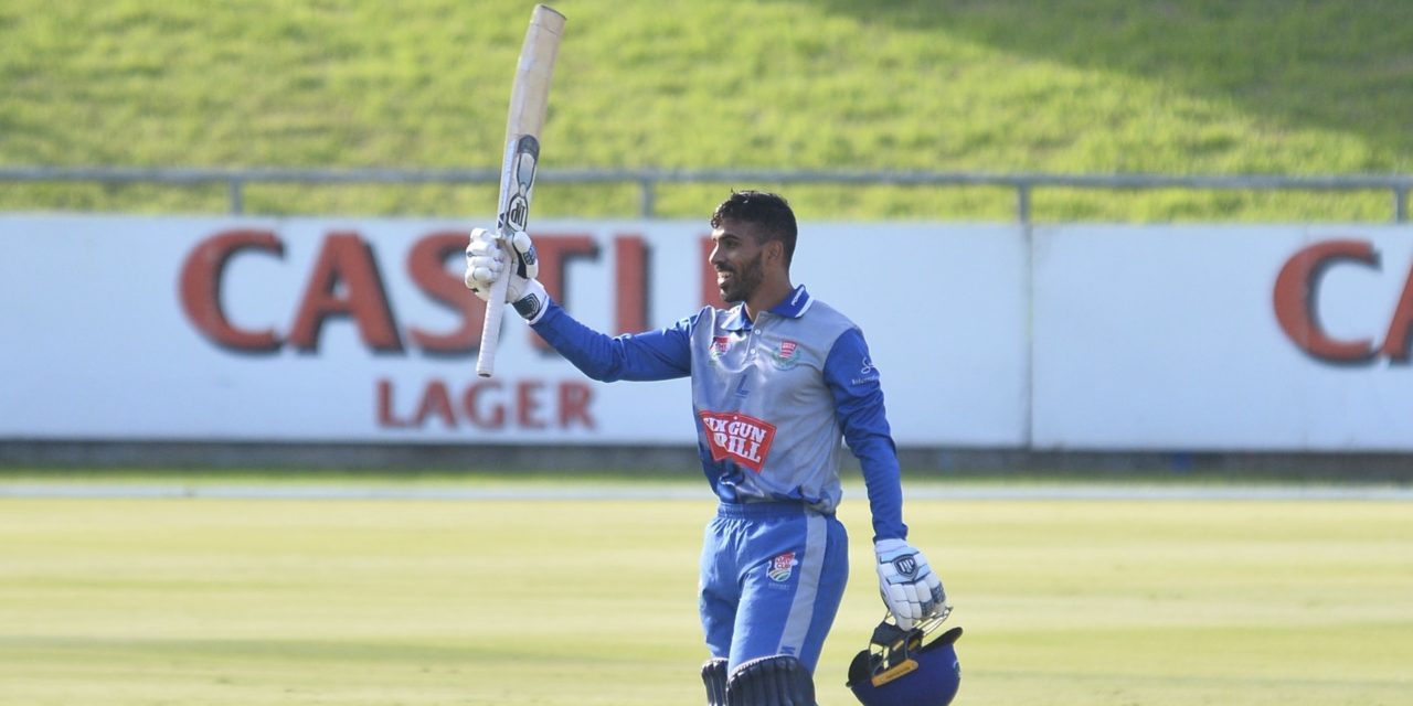 Maiden List-A century for Yaseen Vallie | One Day Cup wrap