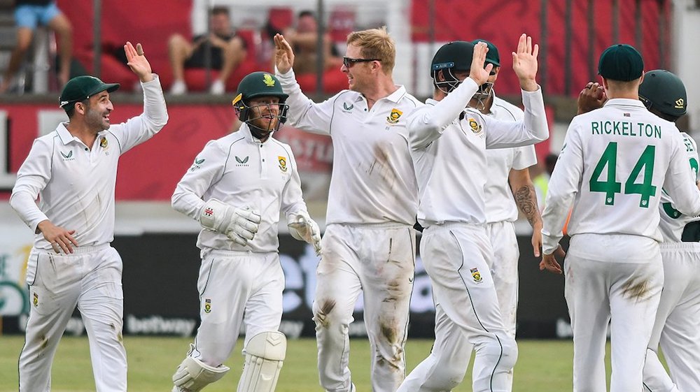 Simon Harmer takes four wickets | 1st Test Day 2 | SA vs BAN