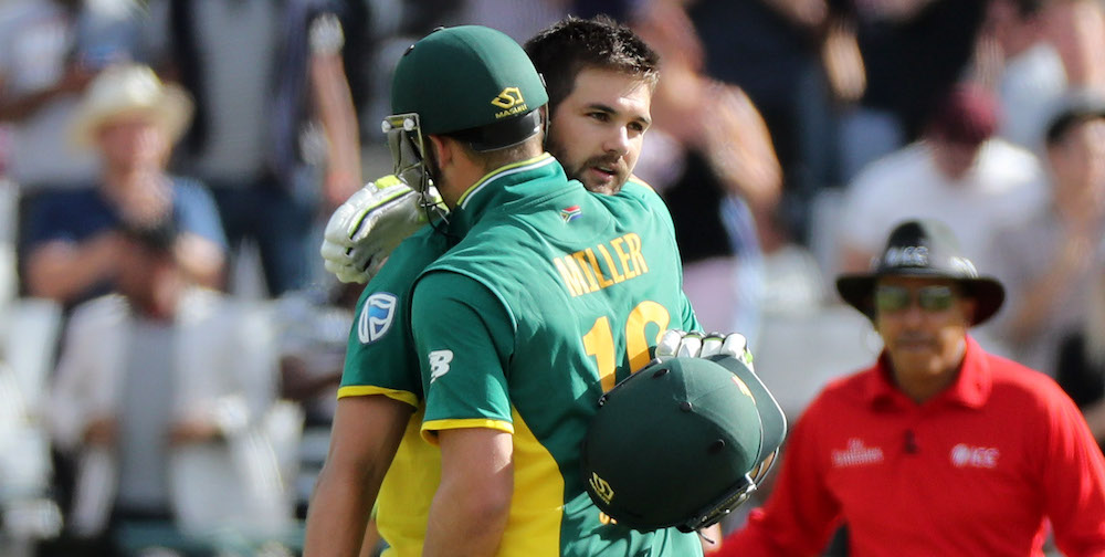 Rilee Rossouw’s unbeaten 96 seals the win for the Proteas