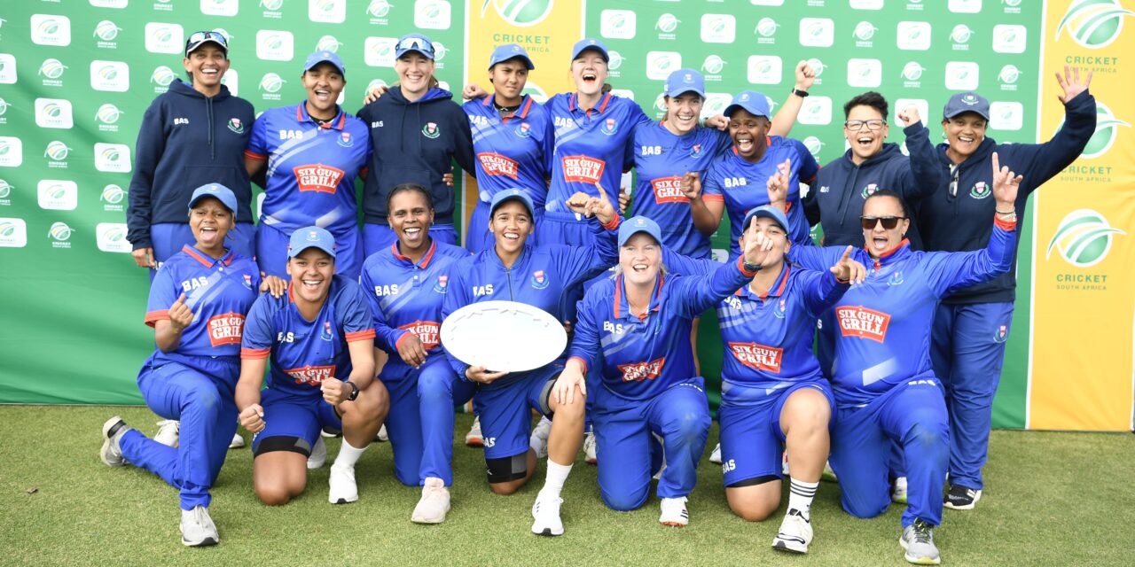 WESTERN PROVINCE CROWNED WOMEN’S ONE-DAY CUP CHAMPIONS