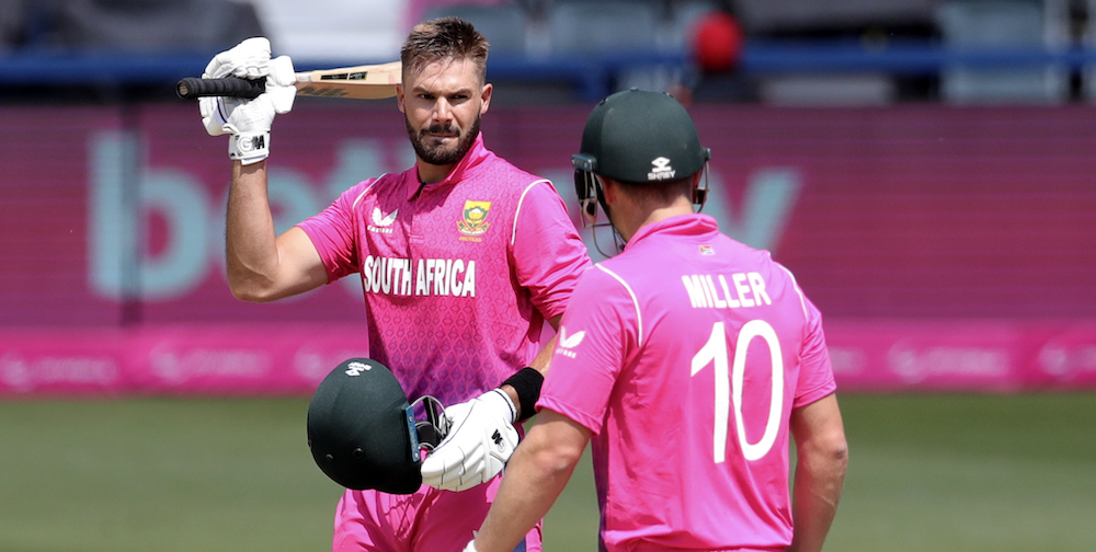 Markram marks 50th ODI with 175 in Pink Day ODI vs Netherlands