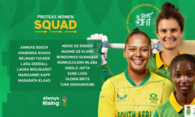 CSA REVEAL PROTEAS WOMEN SQUAD FOR UPCOMING PAKISTAN TOUR