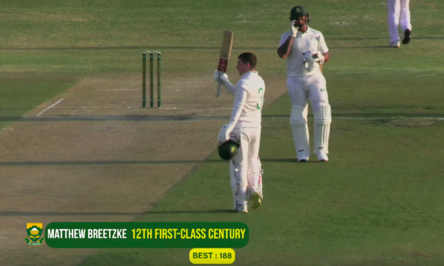 Matthew Breetzke scores 112*