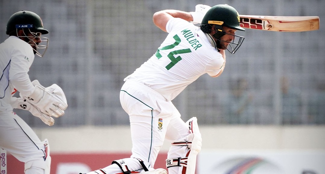 Mulder scores maiden ton | 2nd Test Day 2 | Bangladesh vs South Africa