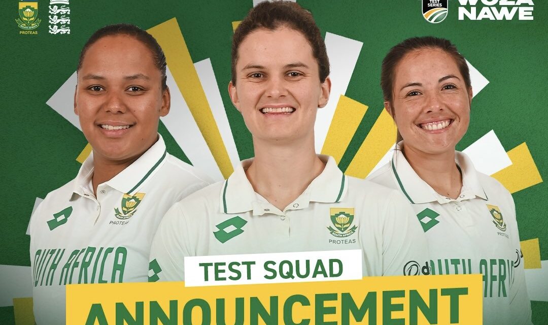 Proteas Women squad to take on England in Test Match