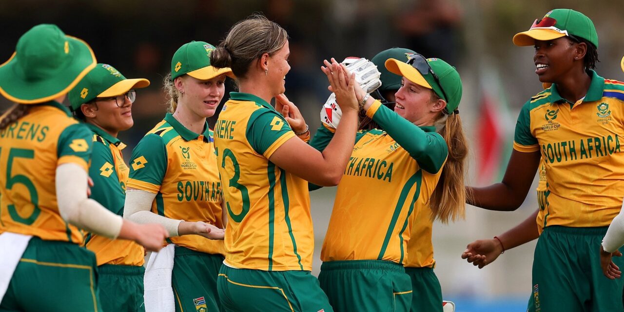 Proteas Women U19 win first World Cup match against New Zealand