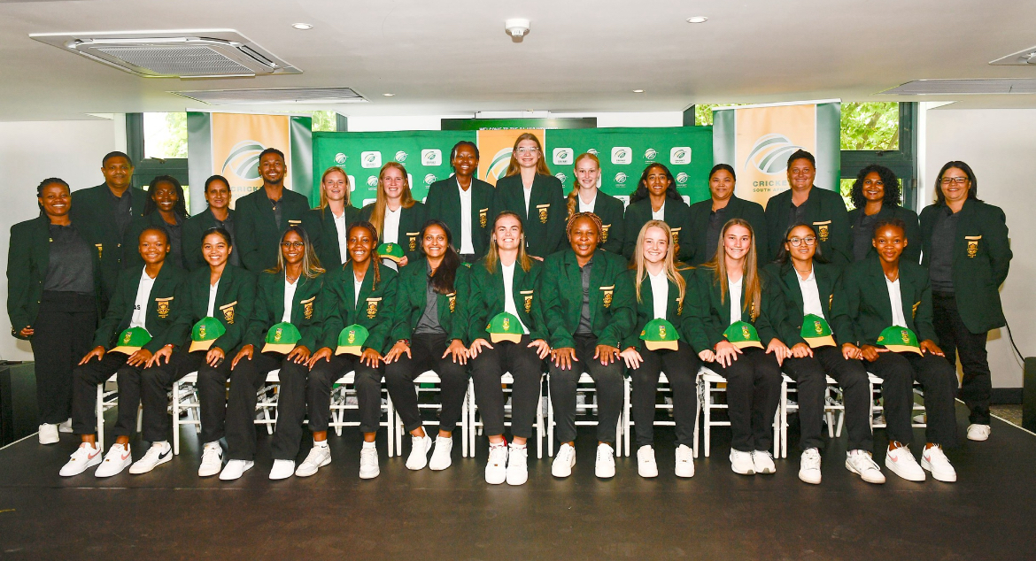 South Africa U19 Women capping ceremony