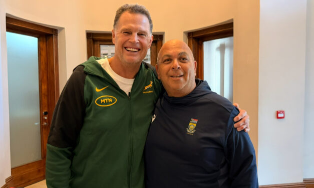 Shukri Conrad meets Rassie Erasmus