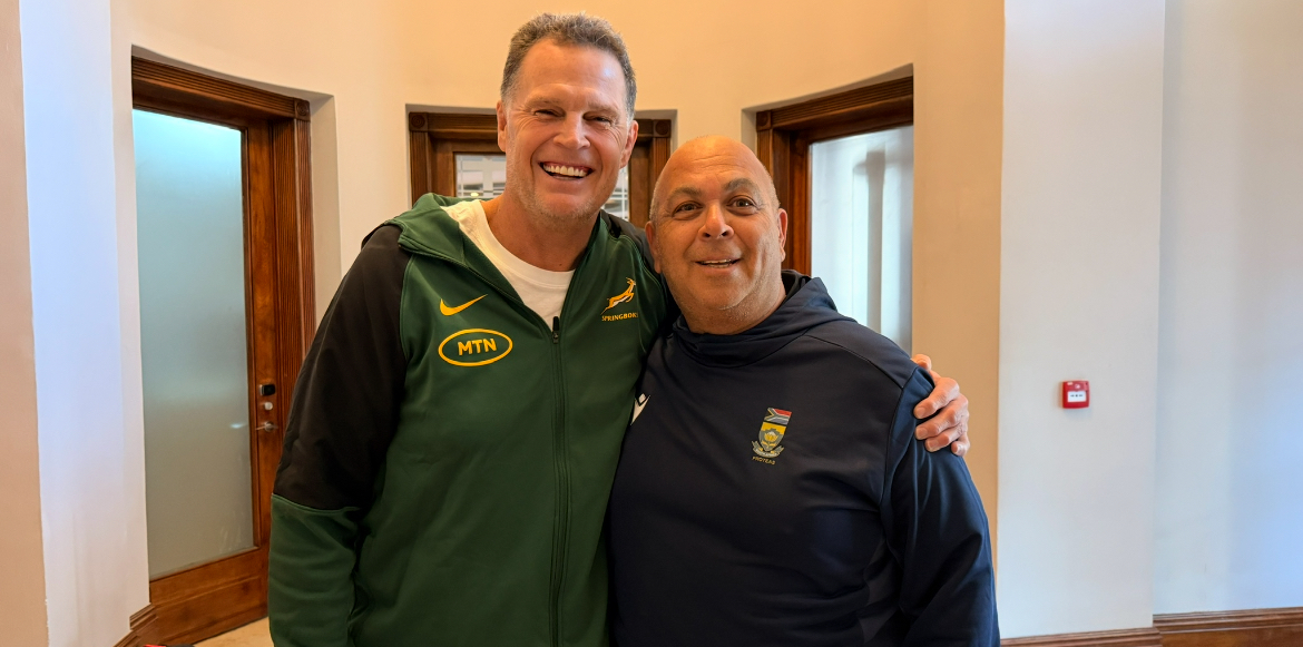 Shukri Conrad meets Rassie Erasmus