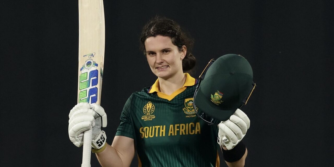 Wolvaardt masterclass sees Proteas Women make 1st World Cup Final 