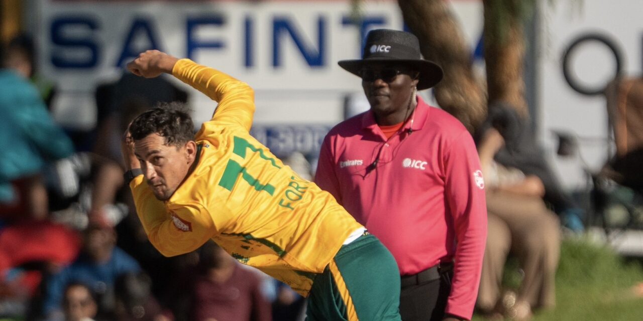 Fortuin expects another highly competitive series against Namibia